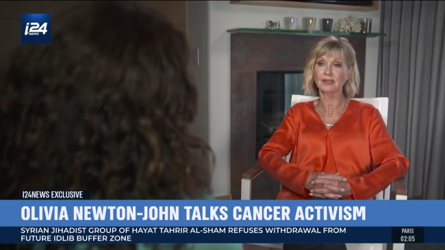 Olivia Newton-John on i 24 News 2019