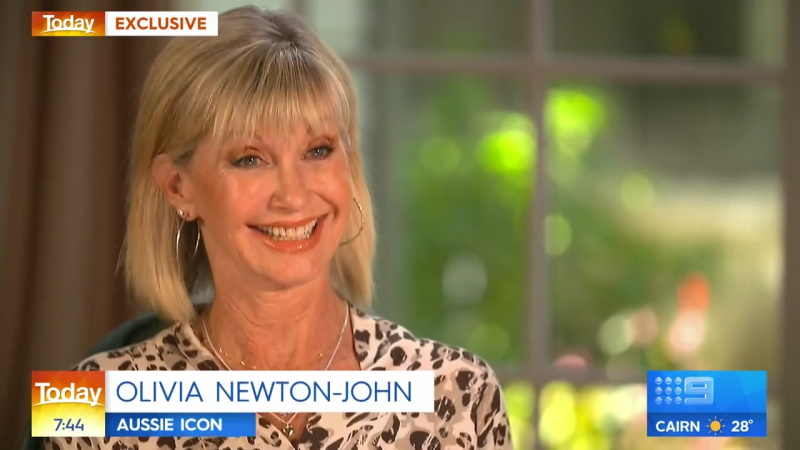 Olivia Newton-John interview with Today in Australia 2019