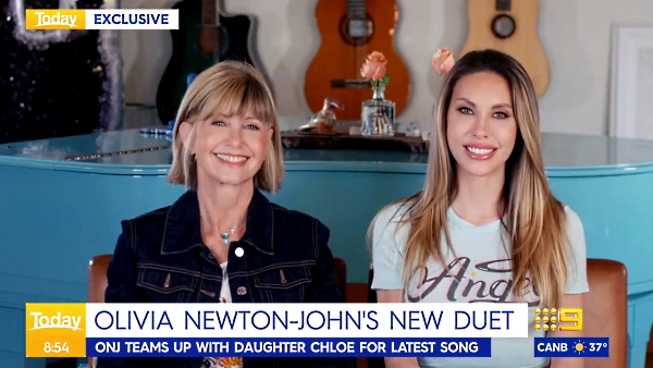 Olivia Newton-John Chloe Lattanzi Australian Today Show 2021