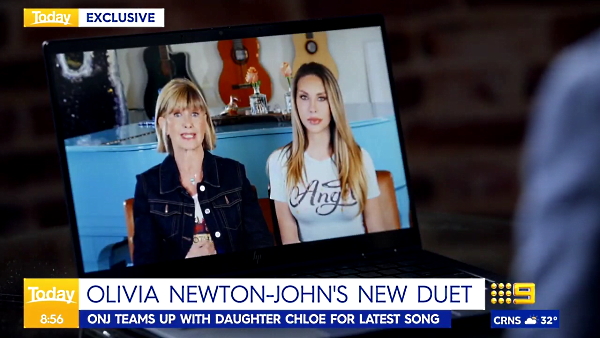 Olivia Newton-John Chloe Lattanzi Australian Today Show 2021