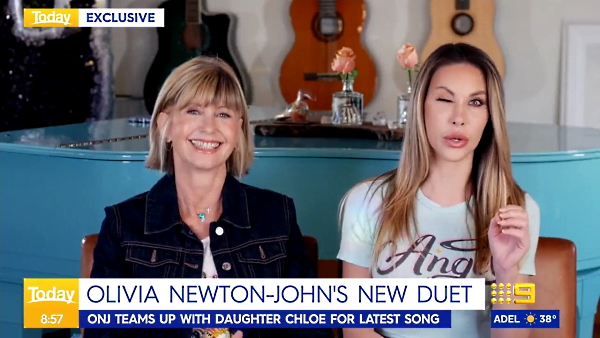 Olivia Newton-John Chloe Lattanzi Australian Today Show 2021