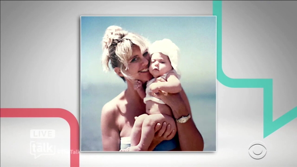 Olivia Newton-John and Chloe on The Talk TV show