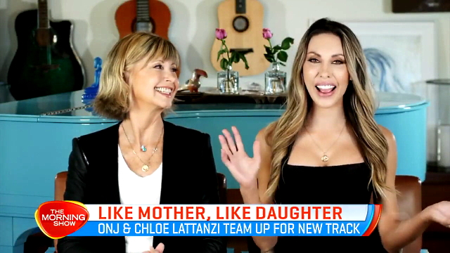 Olivia Newton-John and Chloe Morning Show screenshot