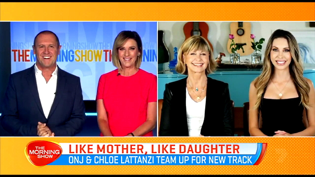 Olivia Newton-John and Chloe Morning Show screenshot