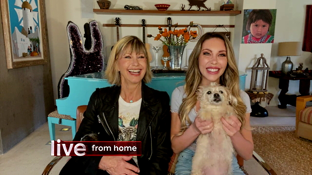 Olivia Newton-John and Chloe on One Show