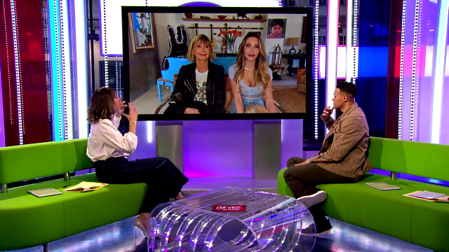 Olivia Newton-John and Chloe on One Show