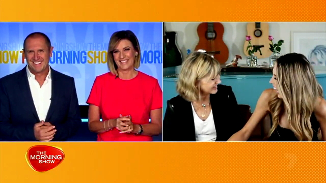 Olivia Newton-John and Chloe on The Morning Show