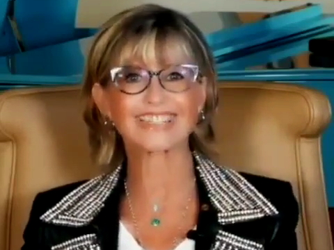 Olivia Newton-John on Dancing With The Stars 2021