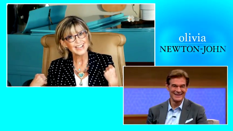 Olivia Newton-John on Dr Oz show November 2021