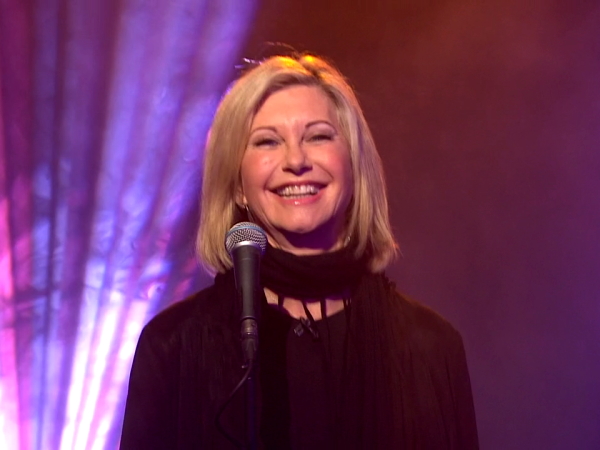 Olivia Newton-John at the BBC October 15 2022