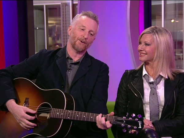 Olivia Newton-John at the BBC October 2022