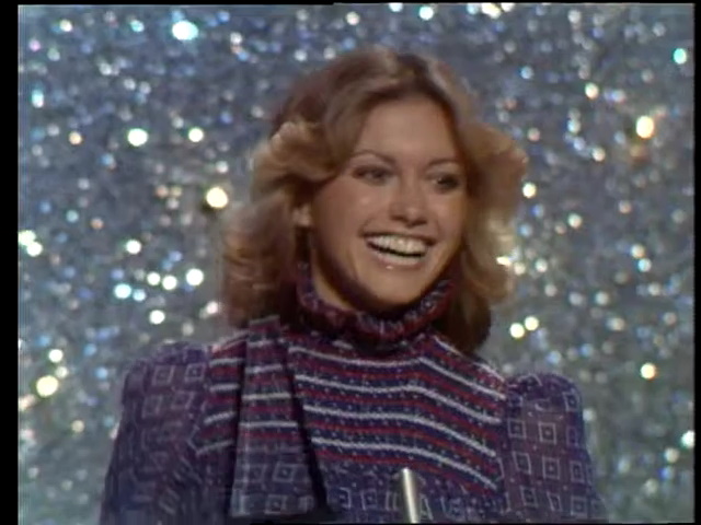 Olivia Newton-John at the American Music Awards February 1975