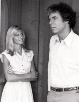 Olivia Newton-John with Dr. Thomas Cottle for Hot Hero Sandwich 1979