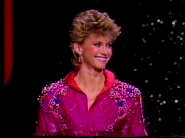 Olivia Newton-John at the American Music Awards 1982