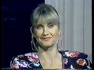 Olivia Newton-John and Pat Farrar Bert Newton Show 1988