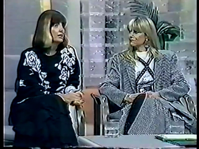 Olivia Newton-John and Pat Farrar Bert Newton Show 1989