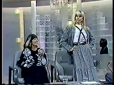 Olivia Newton-John and Pat Farrar Bert Newton Show 1989