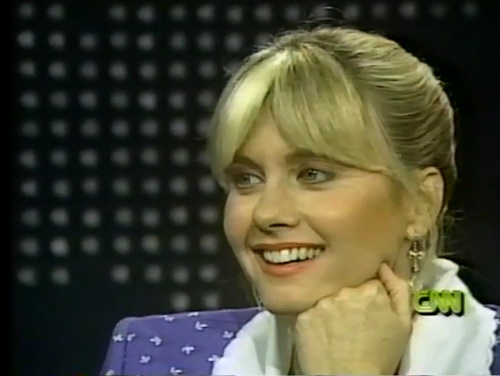 Olivia Newton-John on Larry King Live 1989