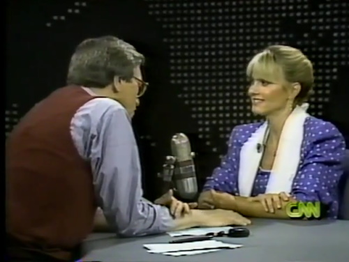 Olivia Newton-John on Larry King Live 1989