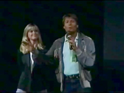 Olivia Newton-John with John Denver 1991