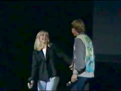 Olivia Newton-John with John Denver 1991